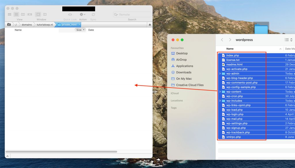 FTP uploaden