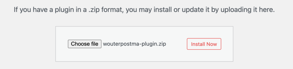 Plugin uploaden WordPress